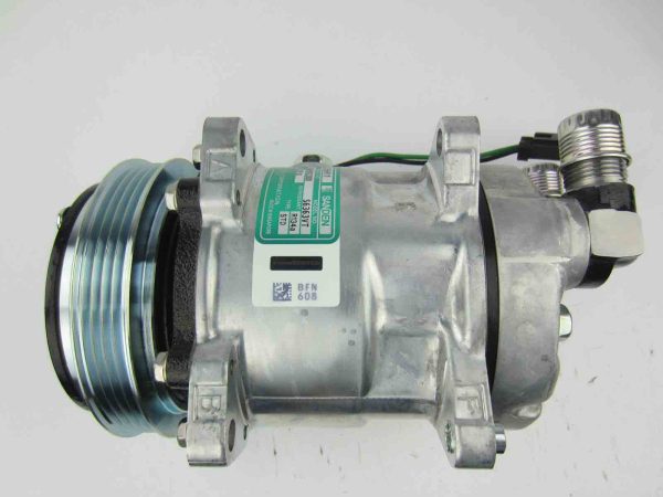 NEW Sanden 6363 AC Compressor Bobcat E35 E45 E50 E55 Excavator 7023577 6698358 7279138 S6363VT 1101353